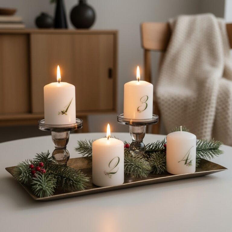 ADVENTTI PÖYTÄKYNTTILÄT