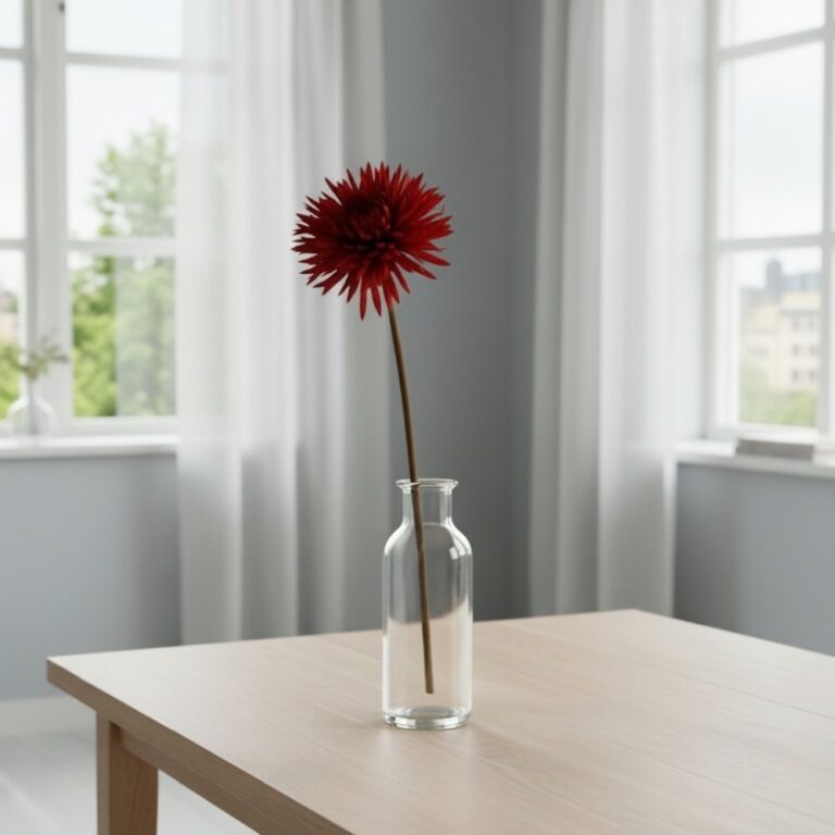 Villigerbera, viininpunainen 1 kpl (erä)
